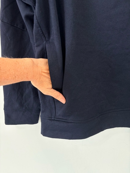 Lululemon x NBA San Francisco Warriors City Sweat Pullover Hoodie Sz L Navy EUC - Picture 4 of 9